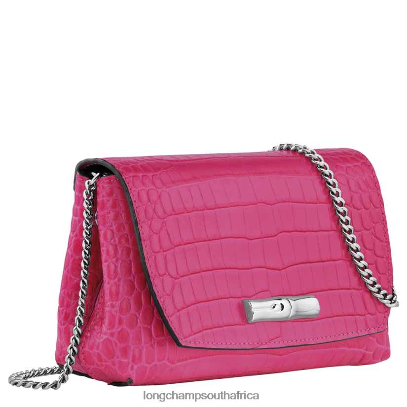 Roseau Clutch Fuchsia Leather Goods Longchamp Women 6D0H6J258