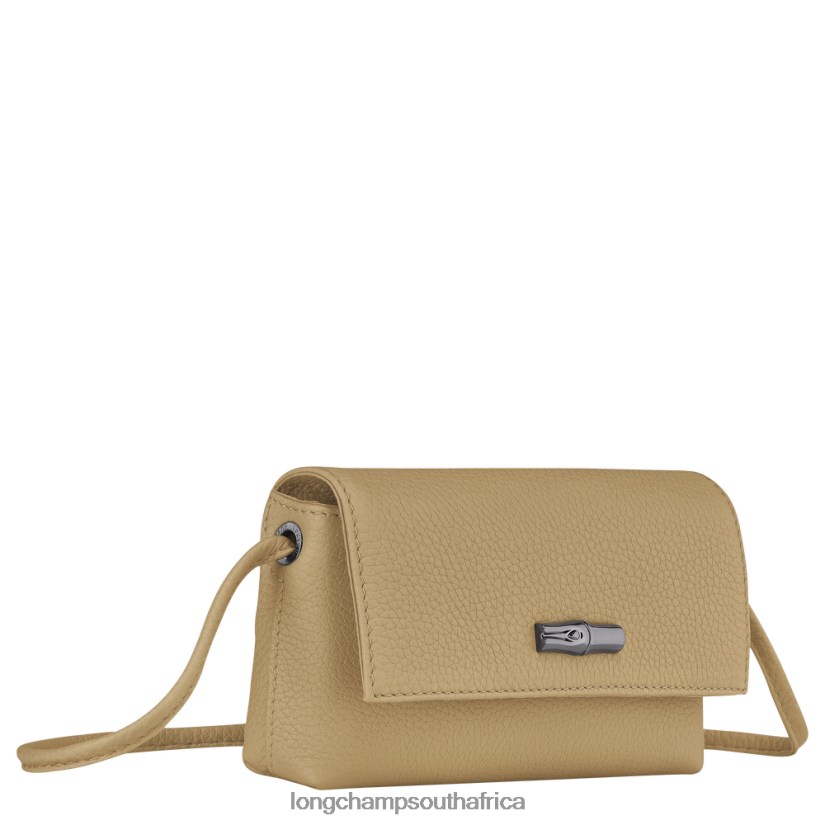 Roseau Essential Clutch Beige Leather Goods Longchamp Women 6D0H6J10