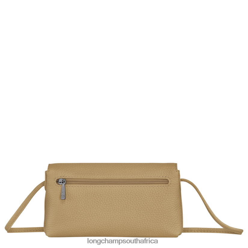 Roseau Essential Clutch Beige Leather Goods Longchamp Women 6D0H6J10