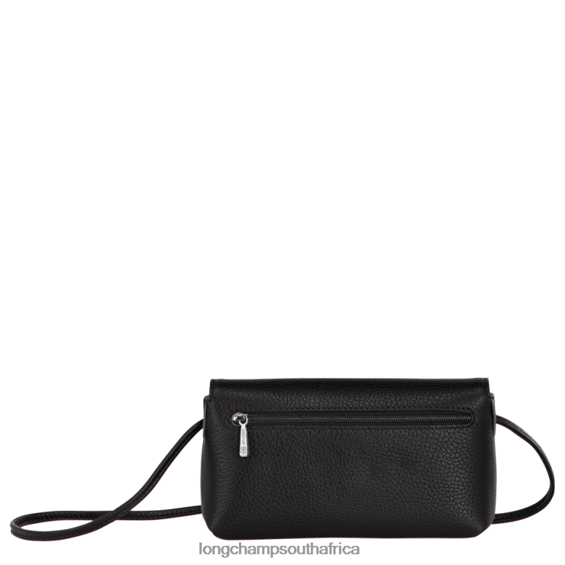 Roseau Essential Clutch Black Leather Goods Longchamp Women 6D0H6J9