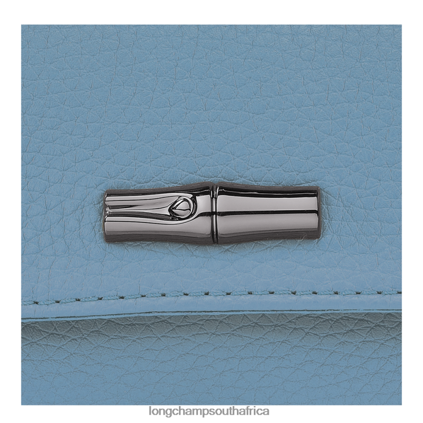 Roseau Essential Clutch Slate Leather Goods Longchamp Women 6D0H6J12