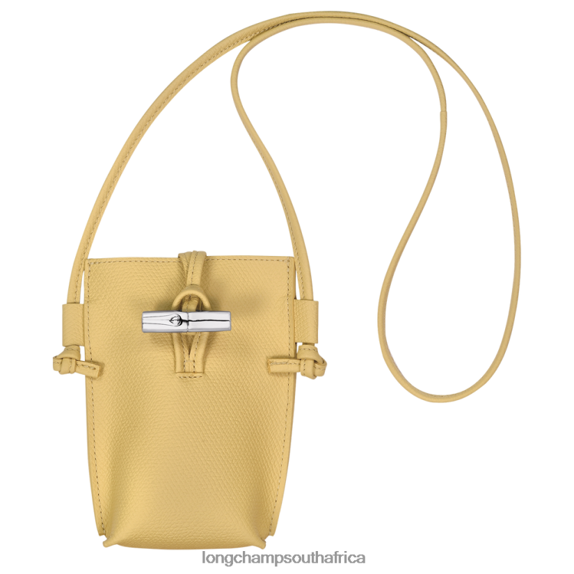 Roseau Phone case with lace Corn Leather Goods Longchamp Women 6D0H6J685