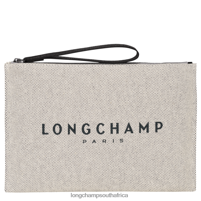 Roseau Pouch Ecru Leather Goods Longchamp Women 6D0H6J681