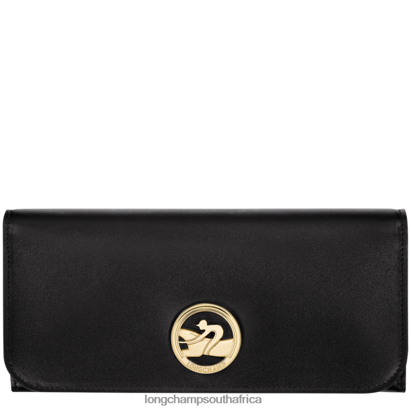 Box-Trot Continental wallet Black Leather Goods Longchamp Women 6D0H6J558