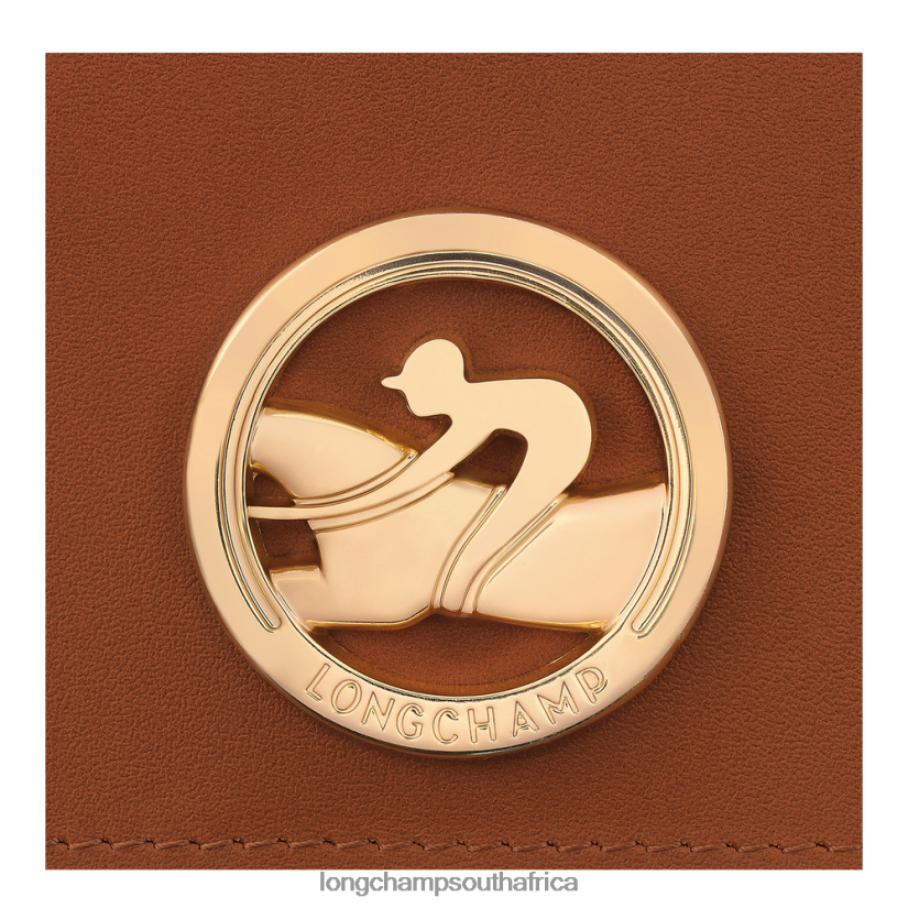 Box-Trot Wallet Cognac Leather Goods Longchamp Women 6D0H6J556