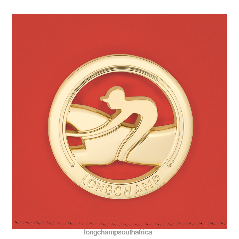 Box-Trot Wallet Orange Leather Goods Longchamp Women 6D0H6J555