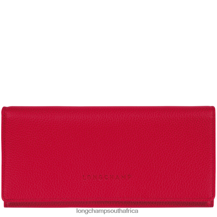 Le Foulonne Continental wallet Love Leather Goods Longchamp Women 6D0H6J605