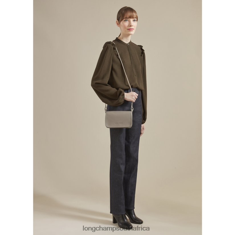 Le Foulonne Wallet on chain Red Leather Goods Longchamp Women 6D0H6J330