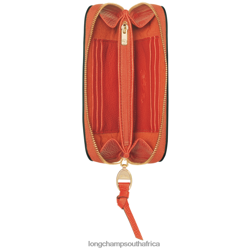 Mailbox Wallet Carot Leather Goods Longchamp Women 6D0H6J618