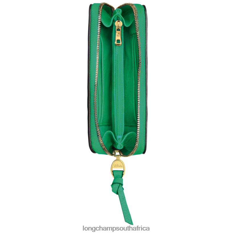 Mailbox Wallet Grass/Green Light Leather Goods Longchamp Women 6D0H6J617