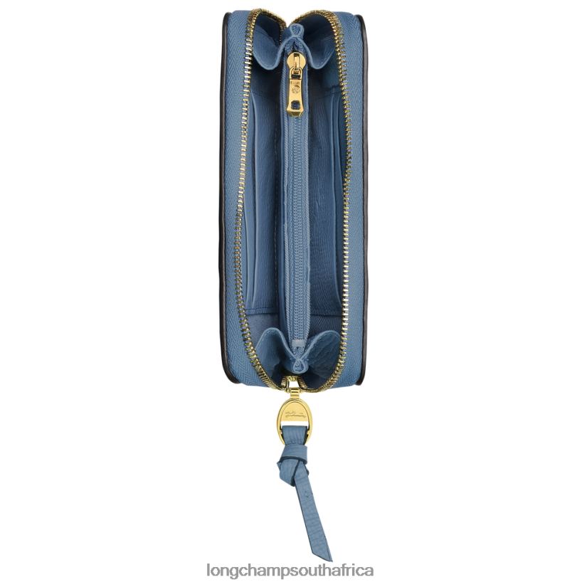 Mailbox Wallet Slate Leather Goods Longchamp Women 6D0H6J616