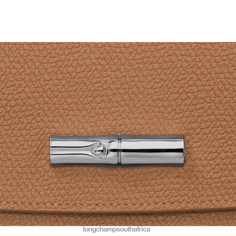 Roseau Continental wallet Natural Leather Goods Longchamp Women 6D0H6J588