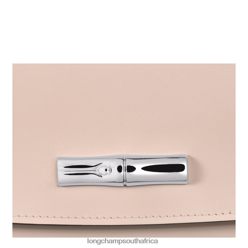 Roseau Continental wallet Pale Pink Leather Goods Longchamp Women 6D0H6J567