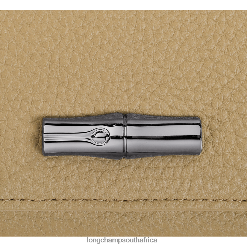 Roseau Essential Wallet Beige Leather Goods Longchamp Women 6D0H6J572
