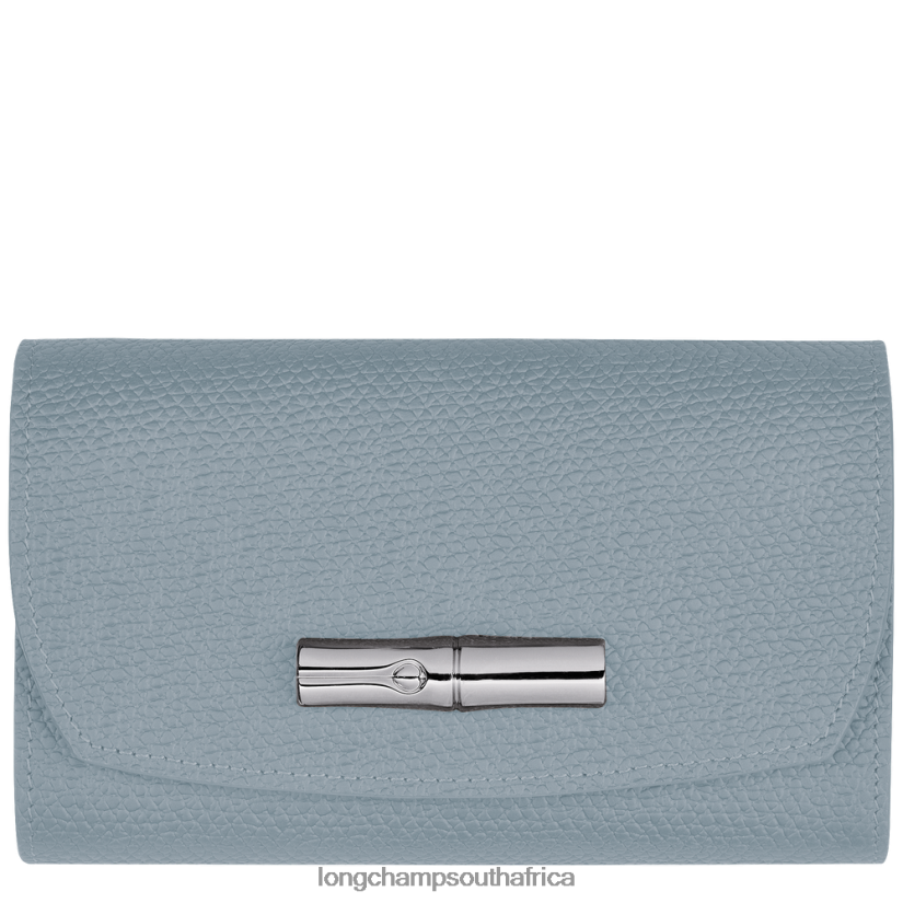 Roseau Wallet Cloud Blue Leather Goods Longchamp Women 6D0H6J579