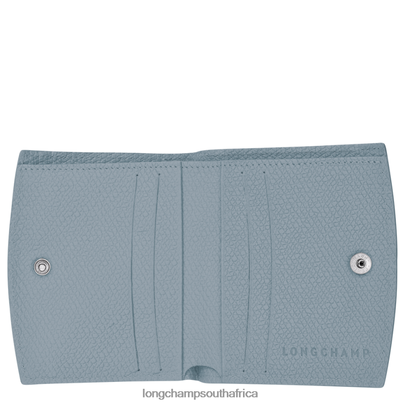Roseau Wallet Cloud Blue Leather Goods Longchamp Women 6D0H6J585