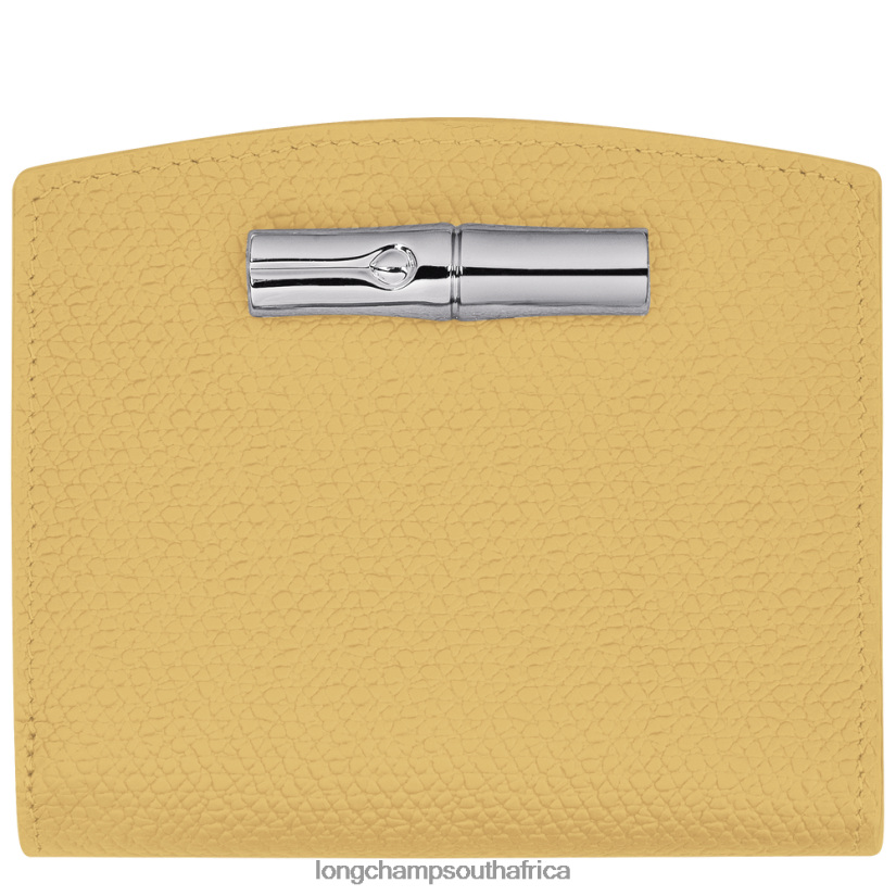 Roseau Wallet Corn Leather Goods Longchamp Women 6D0H6J583