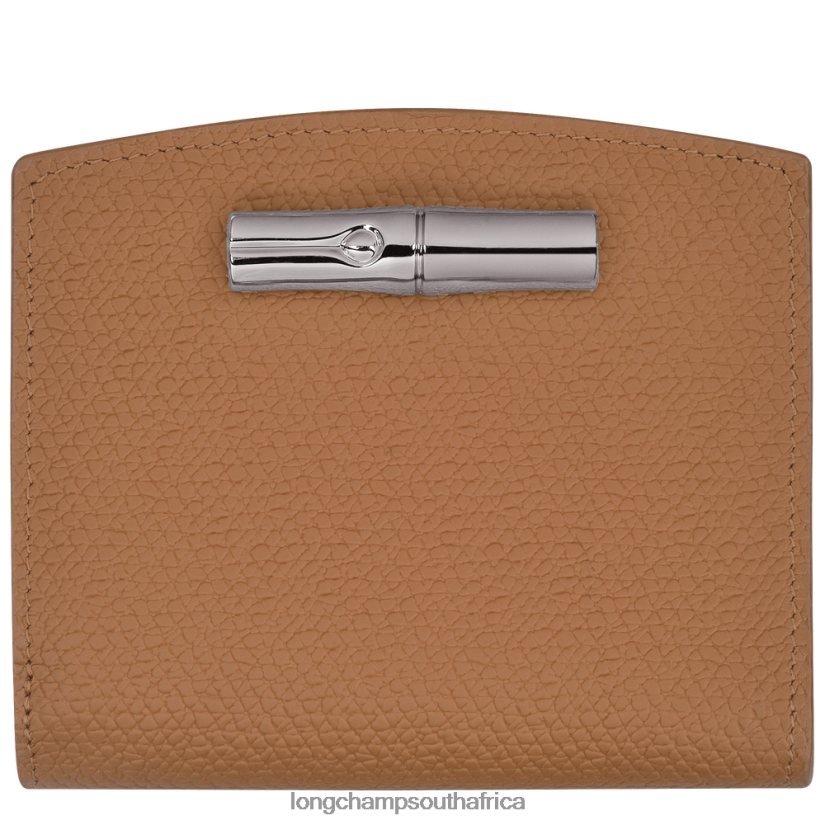 Roseau Wallet Natural Leather Goods Longchamp Women 6D0H6J582