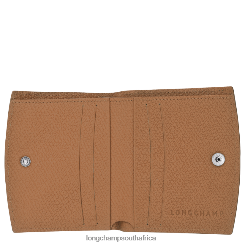 Roseau Wallet Natural Leather Goods Longchamp Women 6D0H6J582