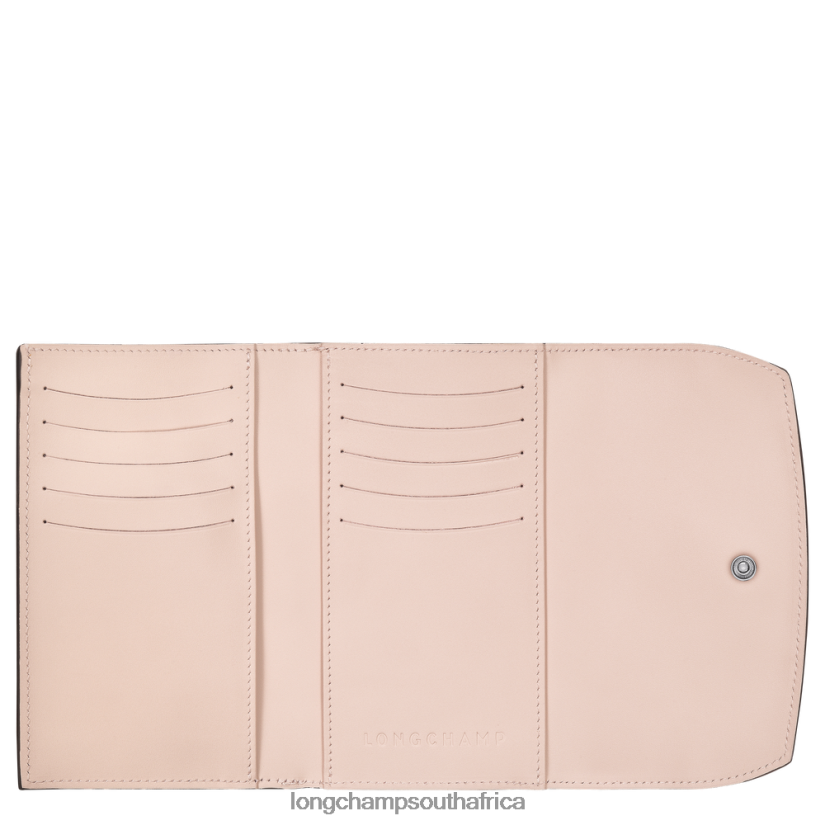 Roseau Wallet Pale Pink Leather Goods Longchamp Women 6D0H6J564