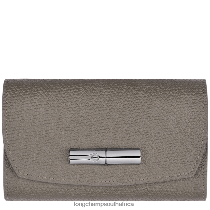 Roseau Wallet Turtledove Leather Goods Longchamp Women 6D0H6J580