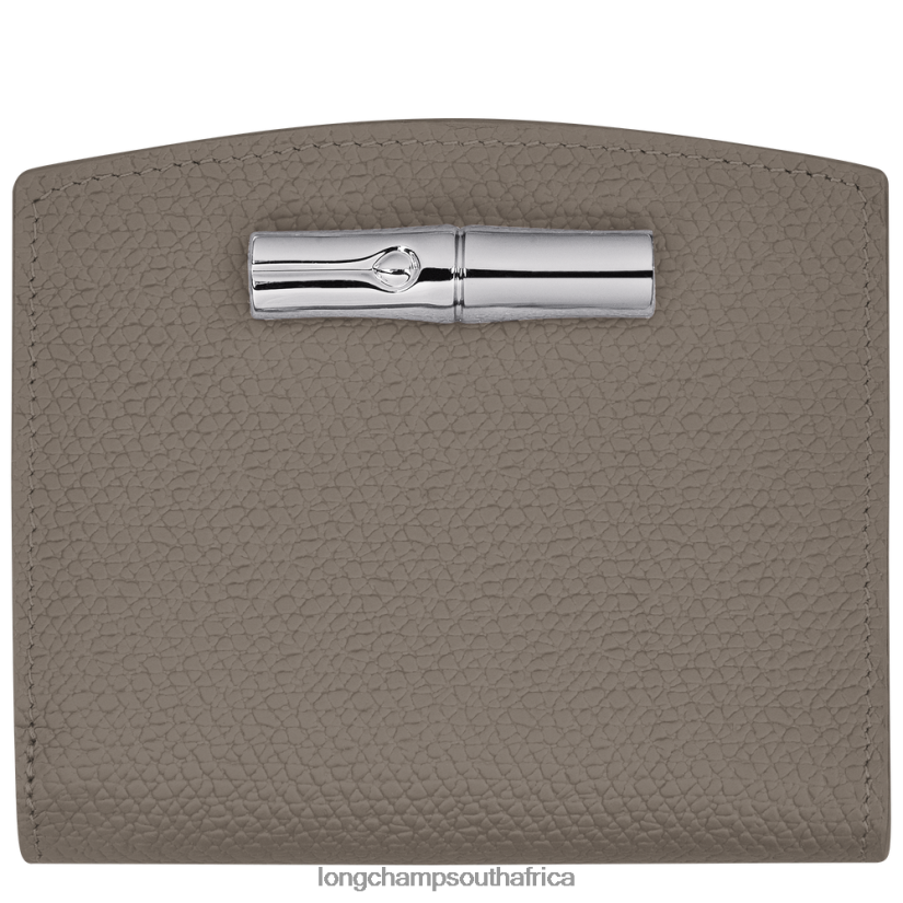 Roseau Wallet Turtledove Leather Goods Longchamp Women 6D0H6J586