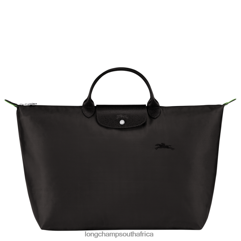 Le Pliage Green Travel bag Black Bags Longchamp Women 6D0H6J786