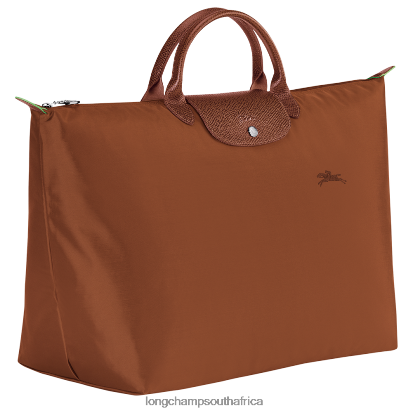 Le Pliage Green Travel bag Cognac Bags Longchamp Women 6D0H6J788