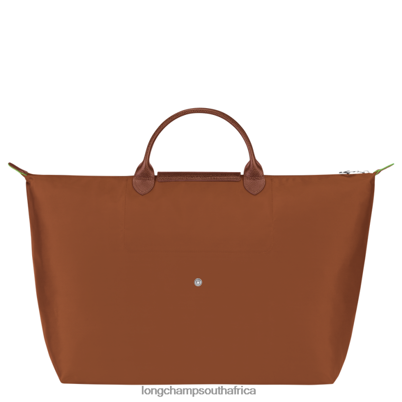 Le Pliage Green Travel bag Cognac Bags Longchamp Women 6D0H6J788