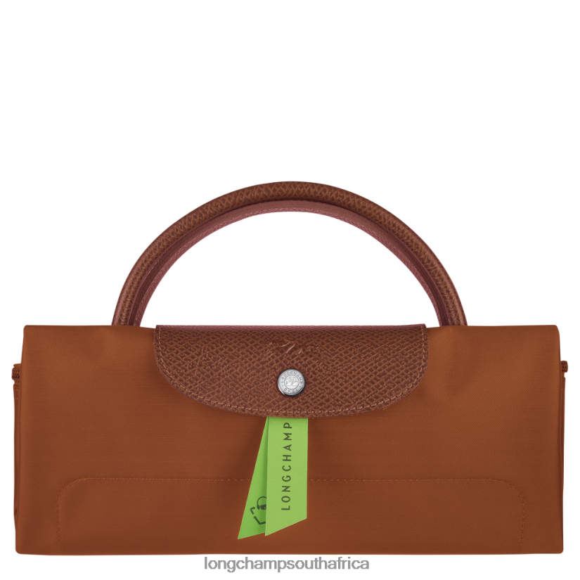 Le Pliage Green Travel bag Cognac Bags Longchamp Women 6D0H6J788