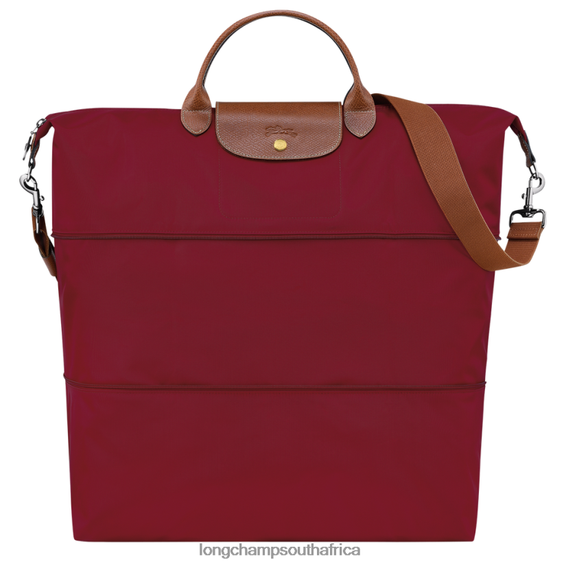 Le Pliage Original Travel bag expandable Red Bags Longchamp Women 6D0H6J820